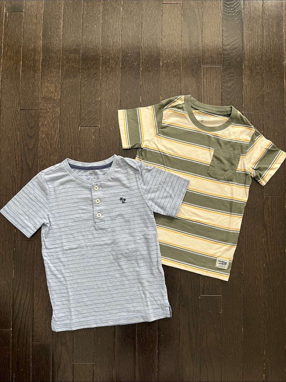 Bundle of 2 Short Sleeve Tees (Carter’s /Osh Kosh B’gosh) Size 6
